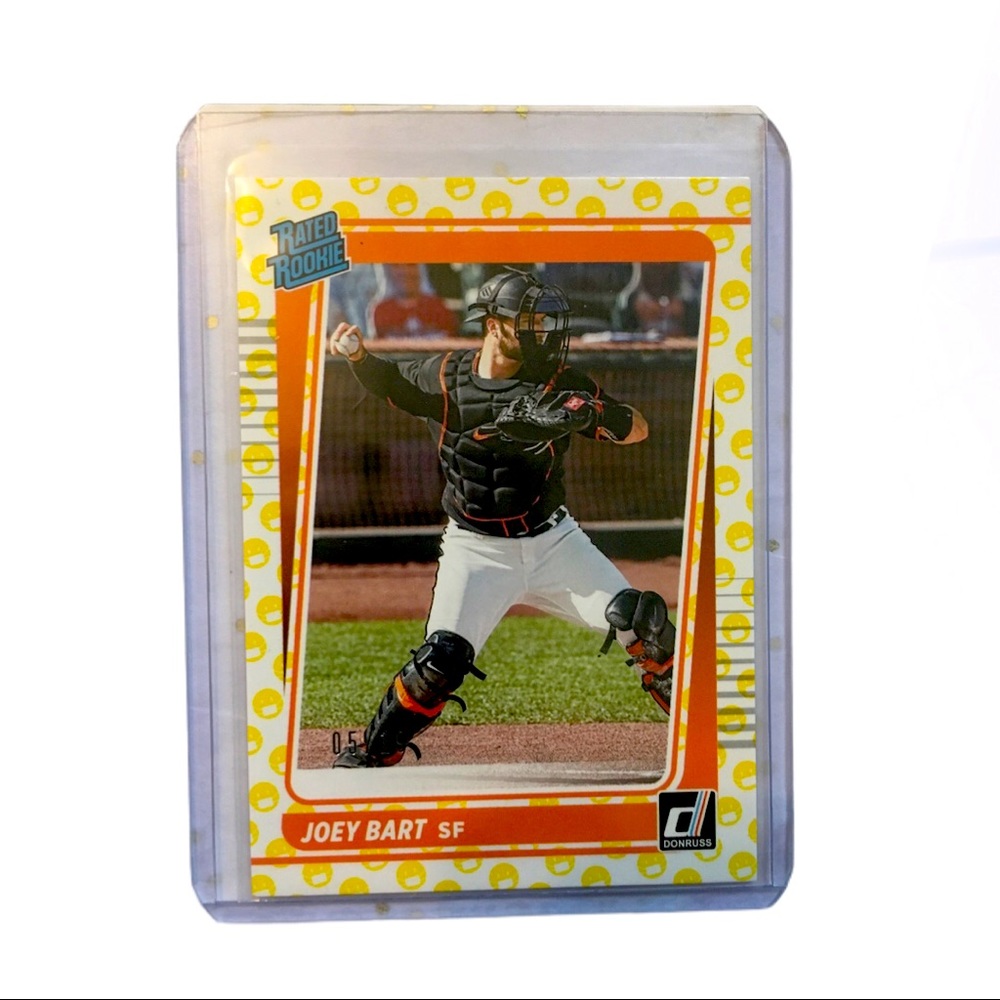 JOEY BART SMILEY COVID MASK EMOJI 05/19 RARE MLB